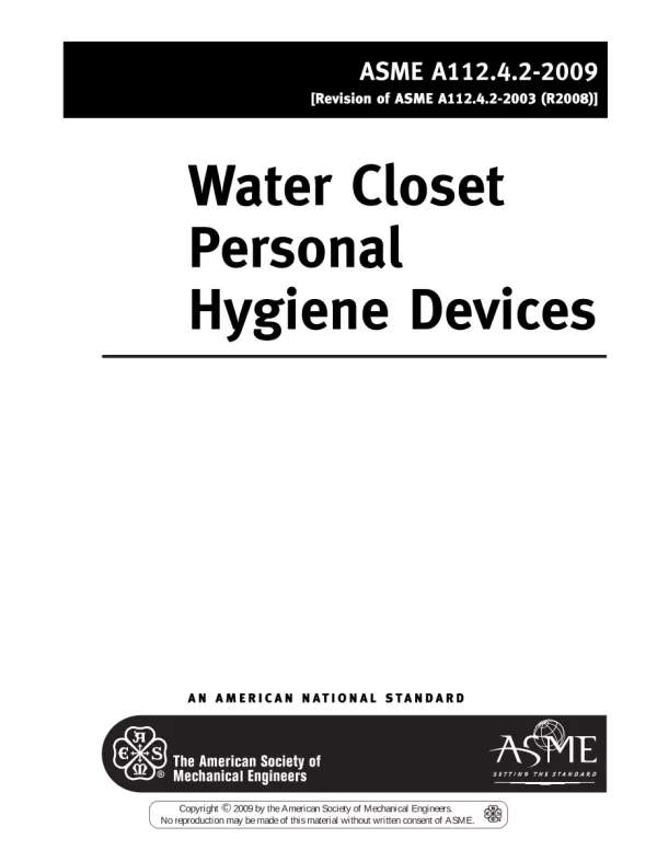 ASME A112.4.2-2009 (R2014) pdf