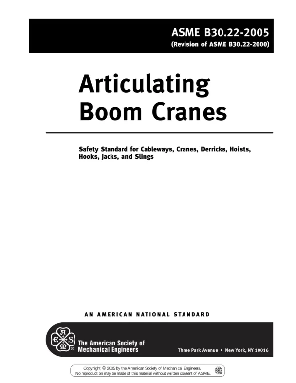 ASME B30.22-2005 pdf