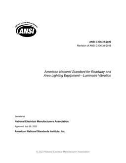 ANSI C136.31-2023 pdf