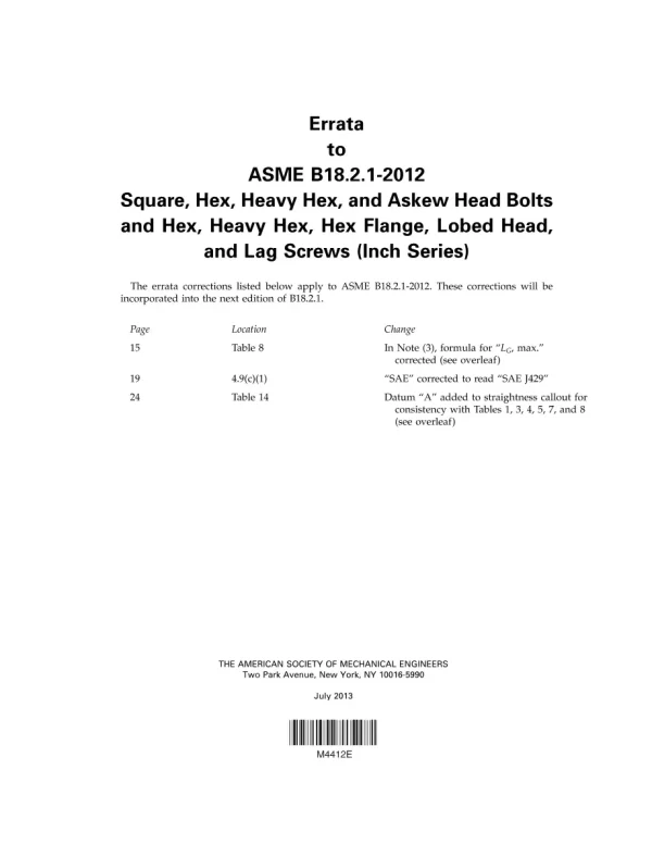 ASME B18.2.1-2012 (R2021) pdf