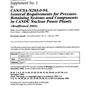 CSA N285.0S1-99 (R2003) pdf