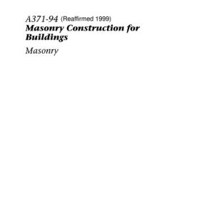 CSA A371-94 (R1999) pdf