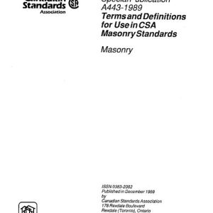 CSA A443-1989 (R1998) pdf