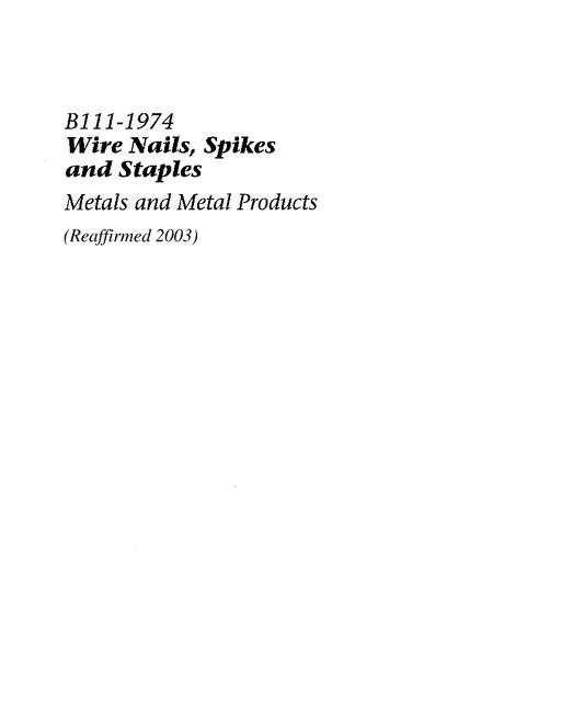 CSA B111-1974 (R2003) pdf