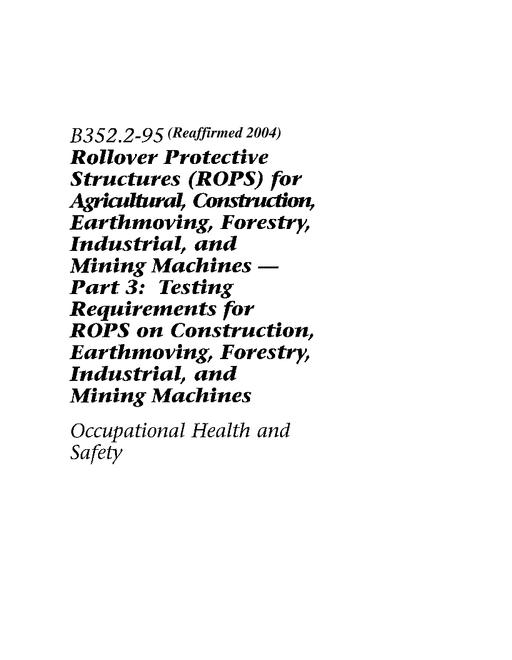 CSA B352.2-95 (R2006) pdf