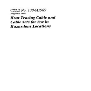 CSA C22.2 NO. 138-M1989 (R1999) pdf