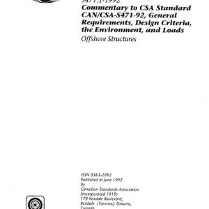 CSA S471.1-1992 pdf