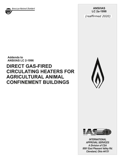 CSA ANSI/IAS LC 2a-1998 (R2020) pdf