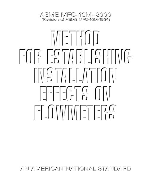 ASME MFC-10M-2000 (R2021) pdf