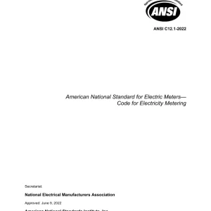 ANSI C12.1-2022 pdf