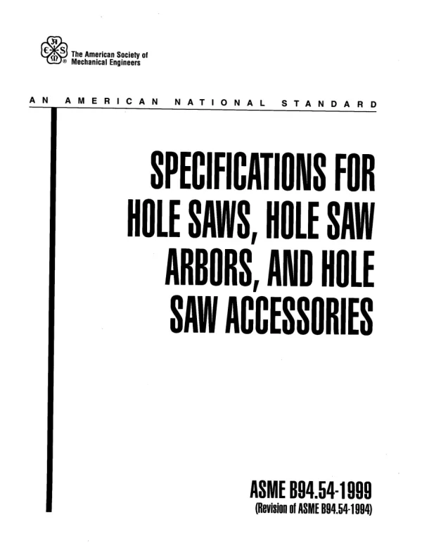 ASME B94.54-1999 (R2020) pdf