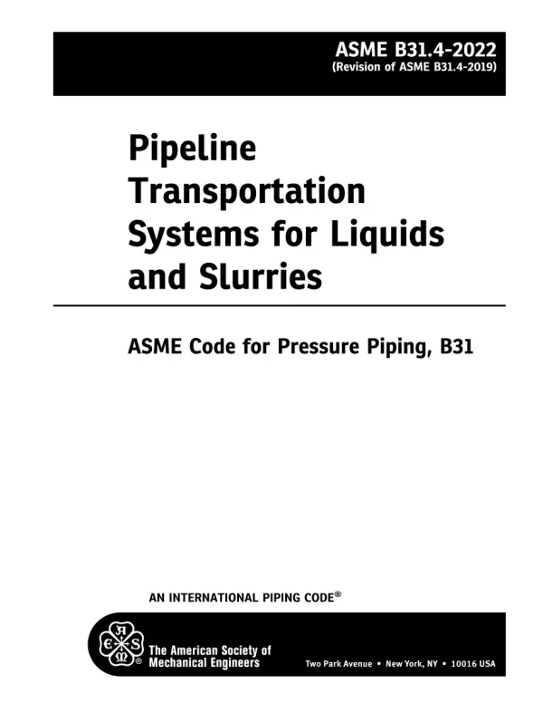 ASME B31.4-2022 pdf