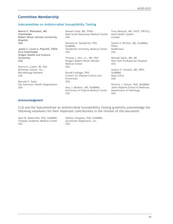 CLSI M100 pdf