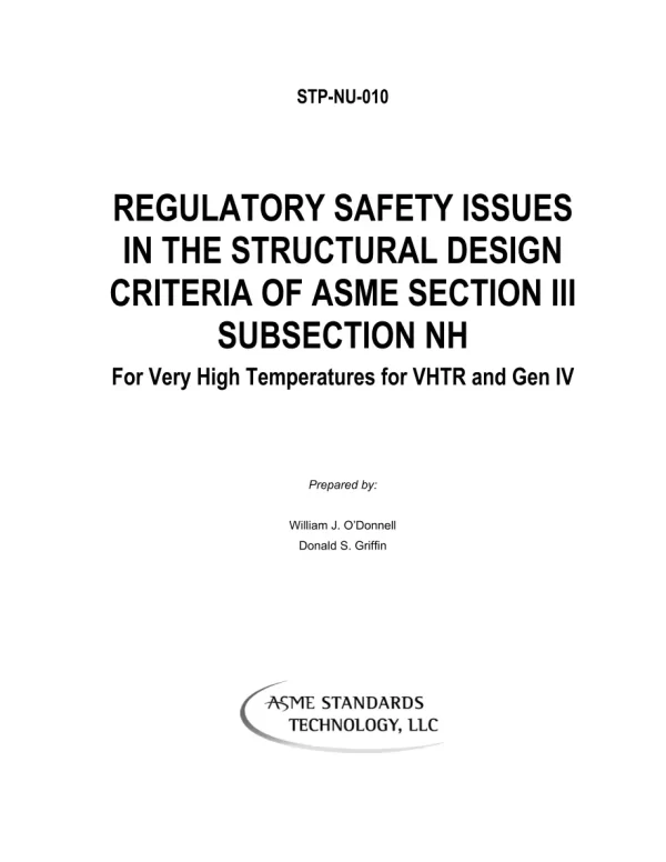 ASME STP-NU-010 pdf