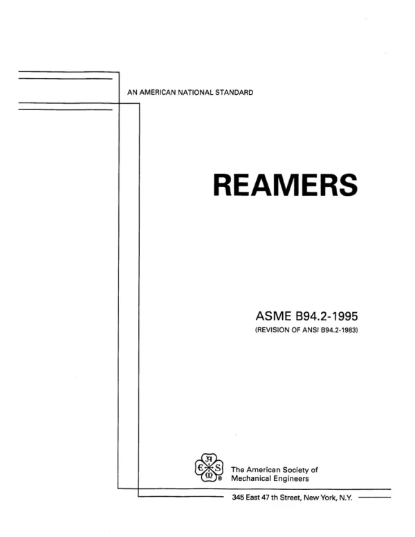 ASME B94.2-1995 (R2020) pdf