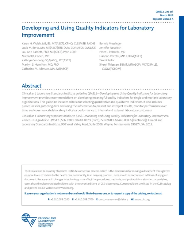 CLSI QMS12 pdf