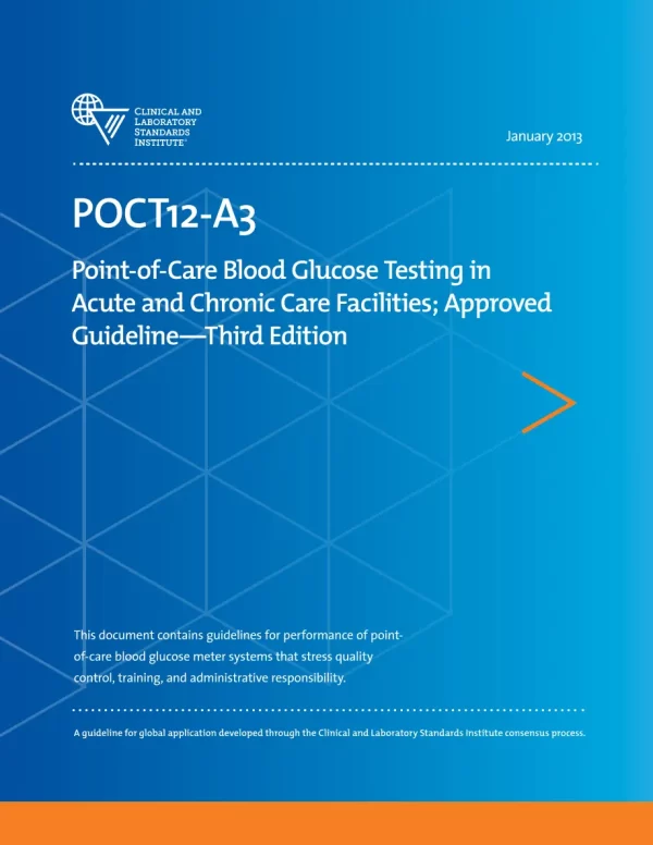 CLSI POCT12-A3 (R2018) pdf