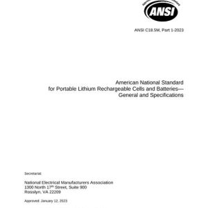 ANSI C18.5M, Part 1-2023 pdf