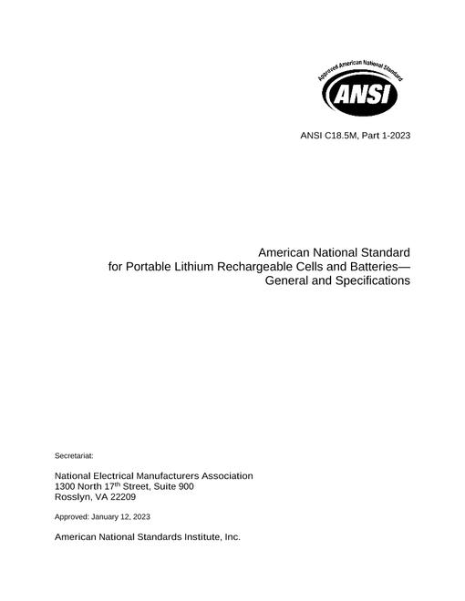 ANSI C18.5M, Part 1-2023 pdf