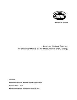 ANSI C12.32-2021 pdf