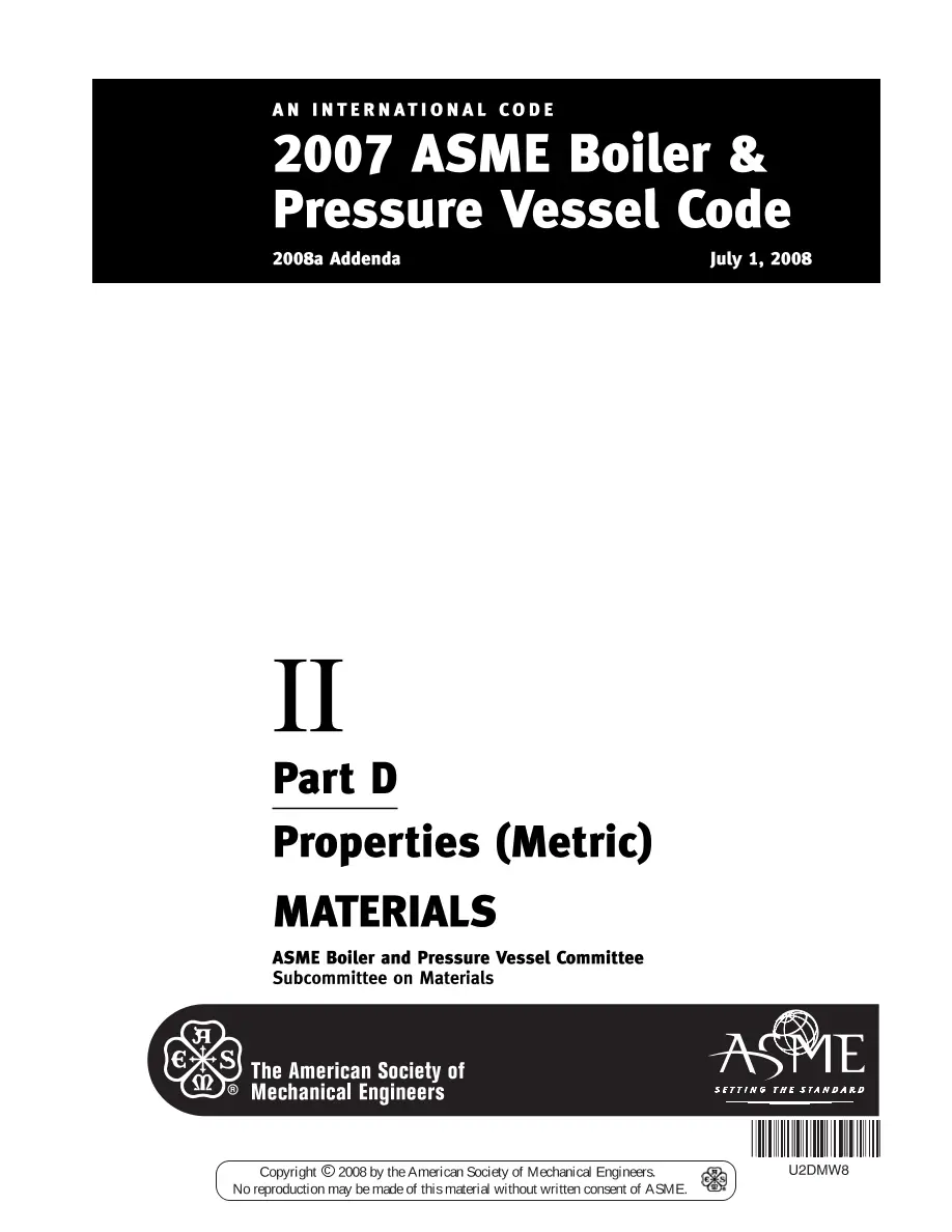 ASME BPVC-IID-2007 Metric pdf