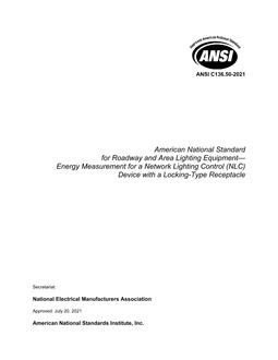 ANSI C136.50-2021 pdf