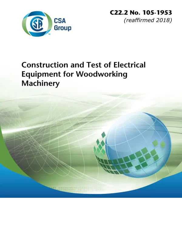 CSA C22.2 NO. 105-1953 (R2023) pdf