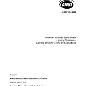 ANSI C137.0-2022 pdf