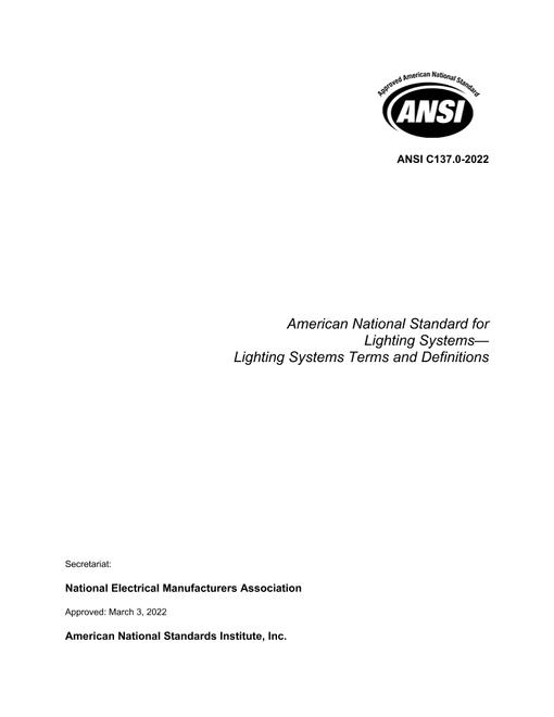 ANSI C137.0-2022 pdf