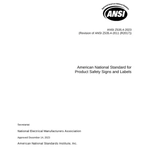 ANSI Z535.4-2023 pdf