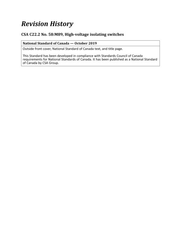 CSA C22.2 NO. 58:M1989 (R2019) pdf