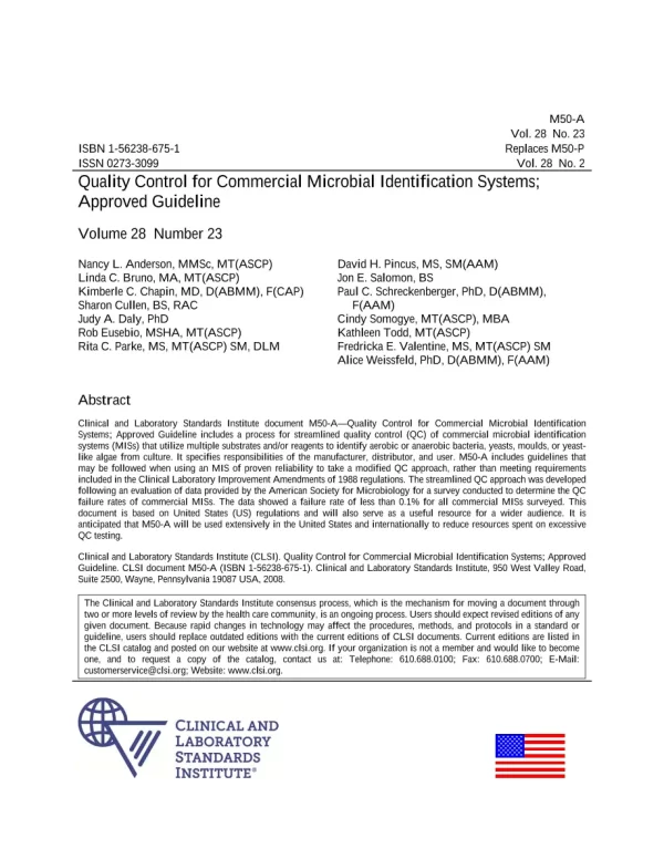 CLSI M50-A (R.2018) pdf