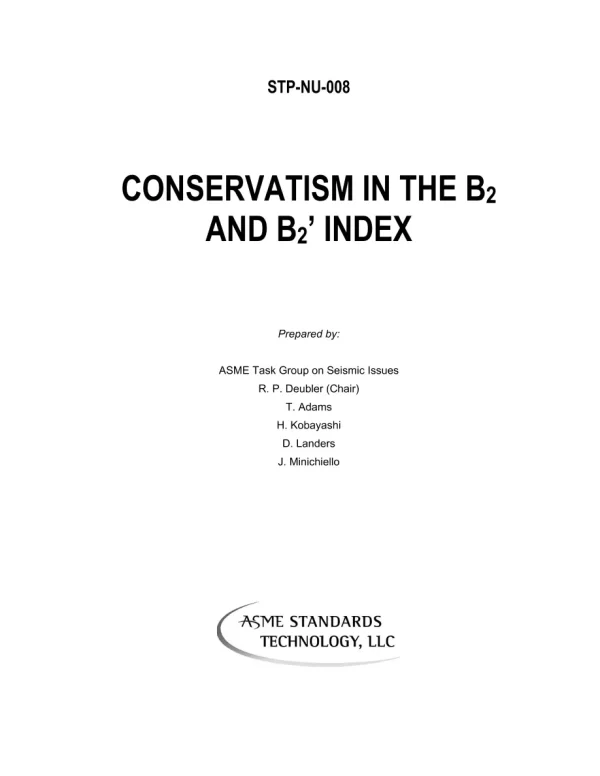 ASME STP-NU-008 pdf