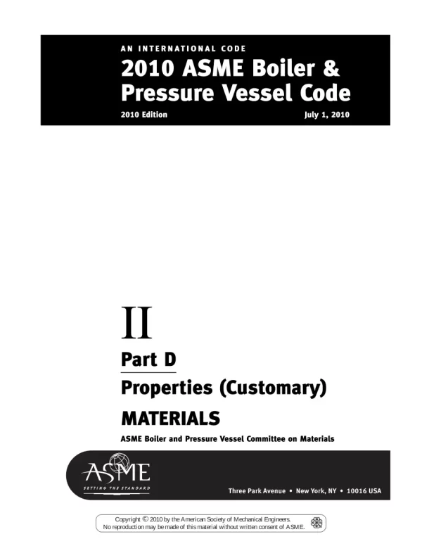 ASME BPVC-IID-2010 Customary pdf