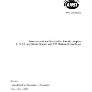 ANSI C78.20-2022 pdf