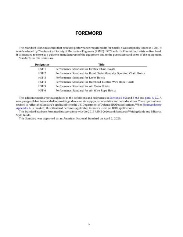 ASME HST-5-2020 pdf