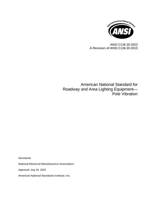 ANSI C136.30-2023 pdf