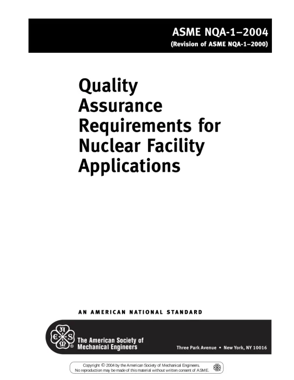 ASME NQA-1-2004 pdf