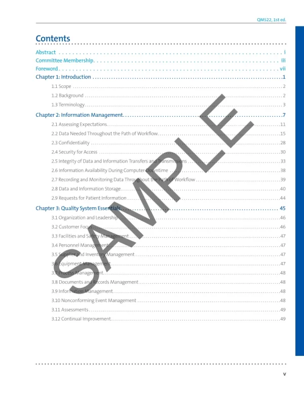 CLSI QMS22 pdf