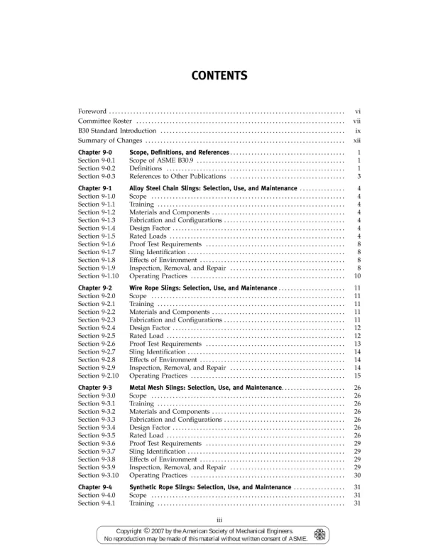 ASME B30.9-2006 pdf