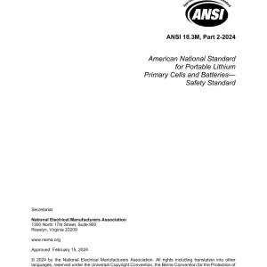 ANSI C18.3M, Part 2-2024 pdf