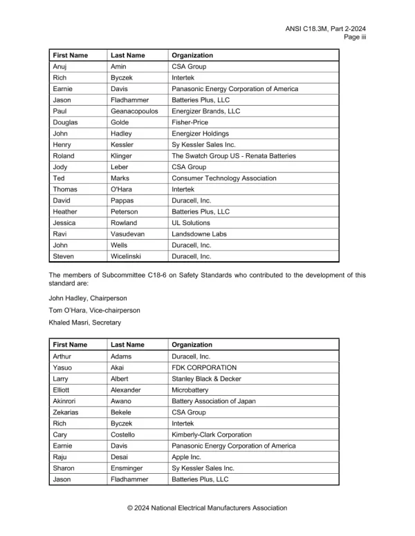 ANSI C18.3M, Part 2-2024 pdf