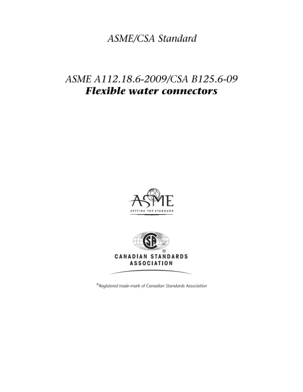 ASME A112.18.6-2009 (R2014) pdf