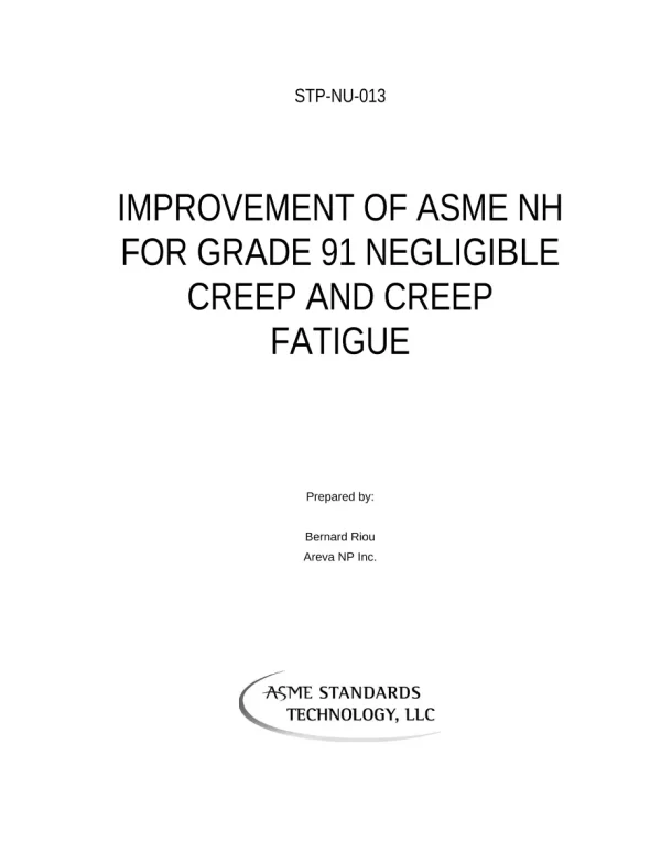 ASME STP-NU-013 pdf