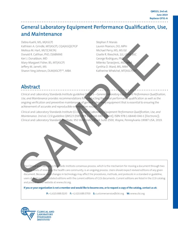 CLSI QMS23 pdf