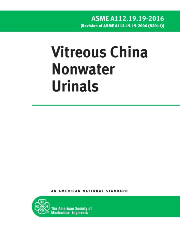 ASME A112.19.19-2016 (R2021) pdf
