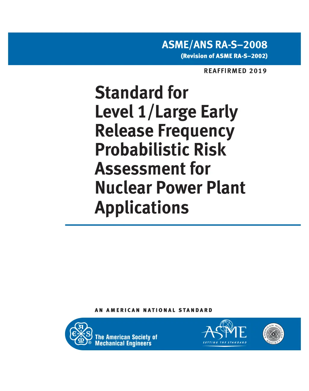 ASME RA-S-2008 (R2019) pdf