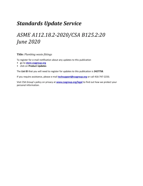 ASME A112.18.2/CSA B125.2-2020 pdf