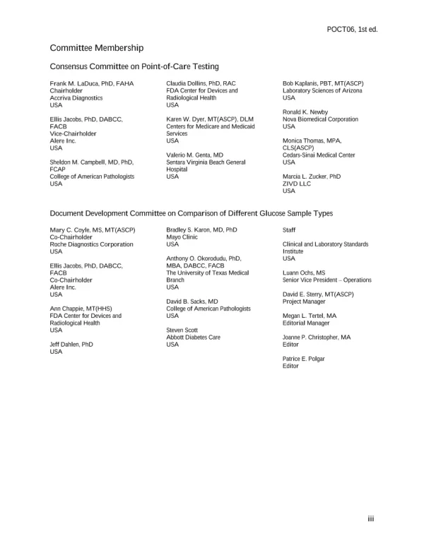 CLSI POCT06 (R2020) pdf