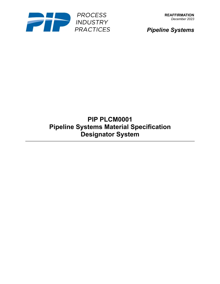 PIP PLCM0001 pdf